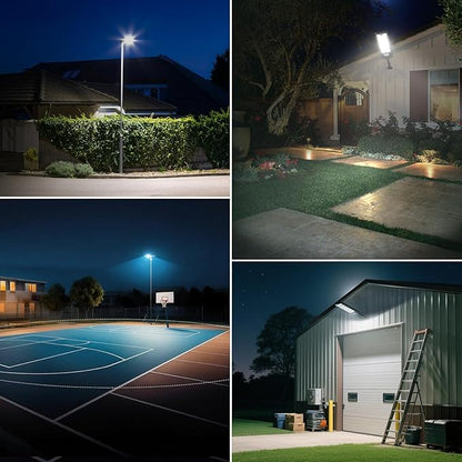 2 Pack Solar Street Lights Outdoor Waterproof 6500K 13000LM LED Solar Flood - Image 7