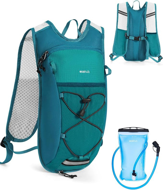 ECOHUB Hydration Backpack with 2L Water Bladder, Lightweight Running Hydration by ECOHUB