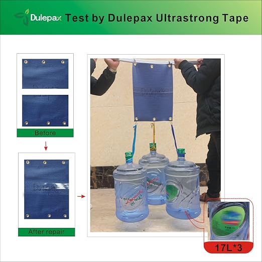 Dulepax Tent Repair Tape, Ultrastrong Awning Repair Tape, Boat Covers Repair - Image 2
