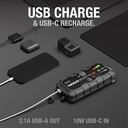 NOCO Boost GB40: 1000A UltraSafe Jump Starter – 12V Lithium Battery Booster Pack - Image 4