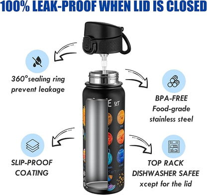 OLDLEY 20 Oz Insulated Stainless Steel Water Bottle - Image 3
