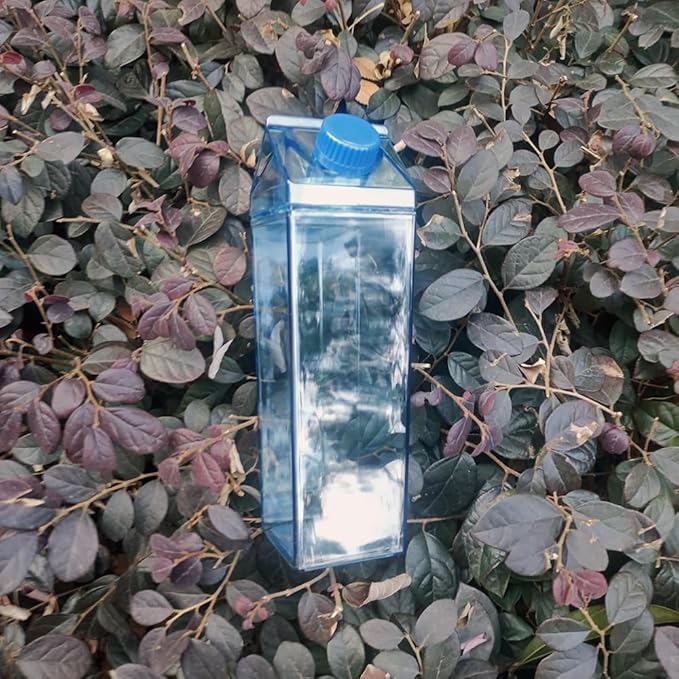 Jinberry 500ml/17Oz Cute Leakproof Milk Carton Water Bottle Portable Drinkware - Image 5