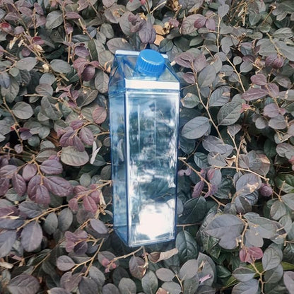Jinberry 500ml/17Oz Cute Leakproof Milk Carton Water Bottle Portable Drinkware - Image 5