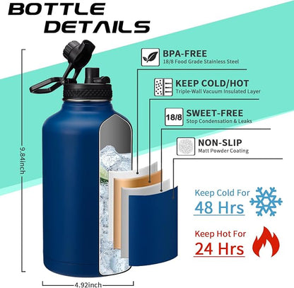 64OZ Insulated Water-Bottles - Image 4