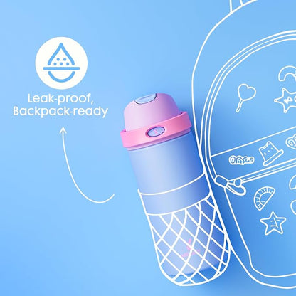 18 oz Insulated Water Bottle for Sports: Meoky Kids Water Bottle - Image 5