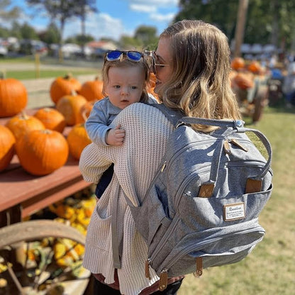 RUVALINO Diaper Bag Backpack-Multifunction Travel Baby Diaper Bag - Image 8