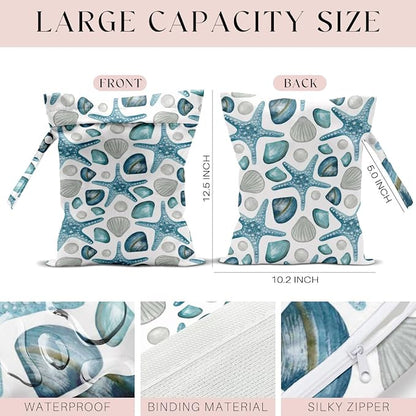 3 Pcs Wet Bag, Wet Dry Bag, Waterproof Bag, Small Laundry Bag, Wet Bag - Image 2