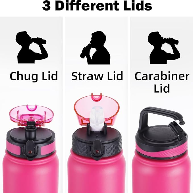 Oldley Insulated Water Bottle 32oz Water Bottles - Image 2