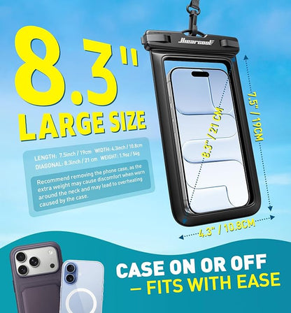Hiearcool Waterproof Phone Pouch, Waterproof Phone Case, Waterproof Cellphone - Image 3