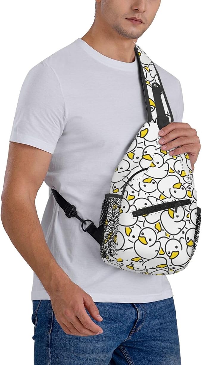 Cute Duck Sling Bag For Women Men Fashion Duck Backpack Crossbody Shoulder Bag - Image 8