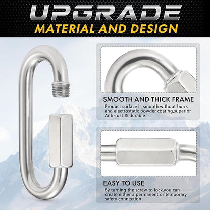 sprookber Stainless Steel Chain Quick Links - Image 4
