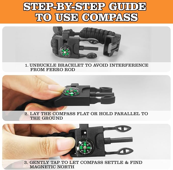 Paracord Survival Bracelet - Image 6