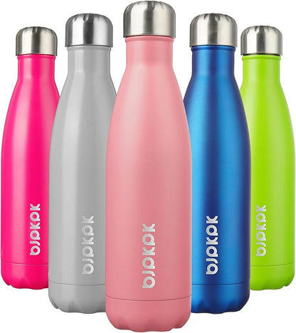 BJPKPK 17oz Insulated Stainless Steel Water Bottles, Sports Water Bottles Keep by BJPKPK