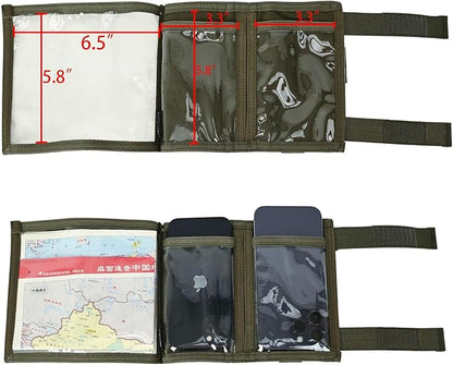 Tactical Arm Sleeve Map Pouch Case Documets Holder Wrist Case Wrist Map Holder - Image 4