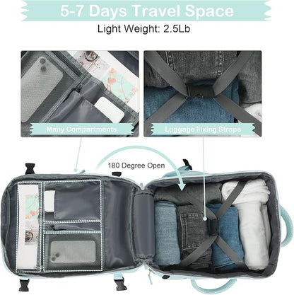 Hanples Carry on Backpack, Laptop Travel Backpack - Image 8
