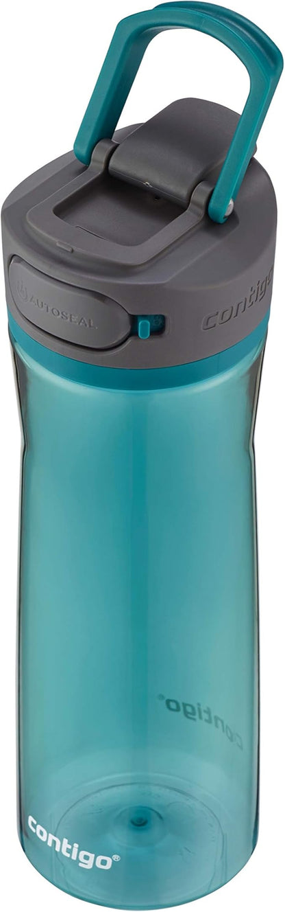 Contigo AUTOSEAL Cortland 24oz Water Bottle BPA-Free Plastic Spill Leak-Proof - Image 4