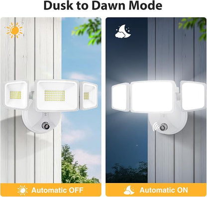 Onforu 70W LED Dusk to Dawn Flood Lights, 7000LM White Exterior Security - Image 9