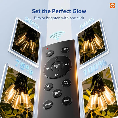 addlon 100FT LED Outdoor String Lights - Image 6