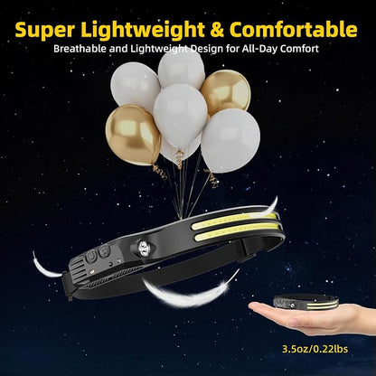 Beccason 4Pack LED Headlamp Rechargeable - Image 7