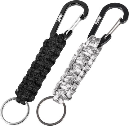 EOTW Paracord Keychain for Men Women Paracord Carabiner Backpack Keychain by EOTW