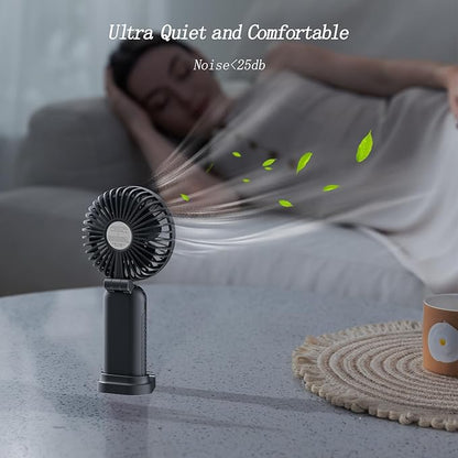 GOCKERA Portable Fan, 4200mAh Battery Operated Fan, 5 Speeds&Digital Display - Image 6