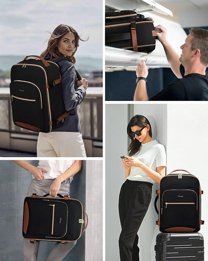 LOVEVOOK 50L Travel Backpack for Women & Men, Airline Approved Carry On Luggage - Image 6