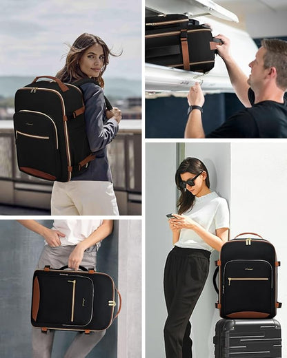 LOVEVOOK 40L Travel Backpack for Women & Men, Airline Approved Carry On Luggage - Image 6