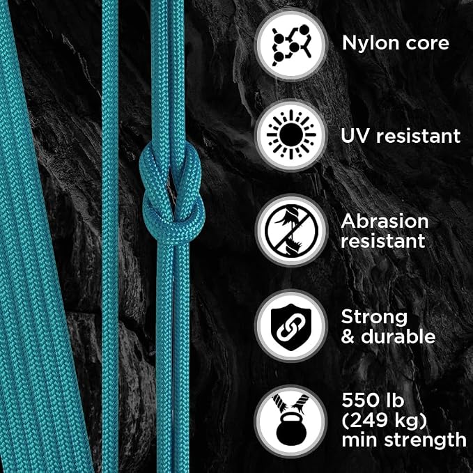 TECEUM 5/32" Paracord Rope 1000 – 1000ft / 200ft / 100ft / 50ft – Tactical - Image 3
