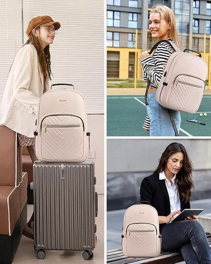 LOVEVOOK Laptop Backpack for Women, Travel Computer Work Bags - Image 6