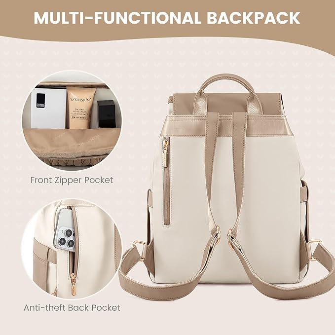 LOVEVOOK Mini Backpack for Women, Small Backpack Purse for Travel Work Cute - Image 4