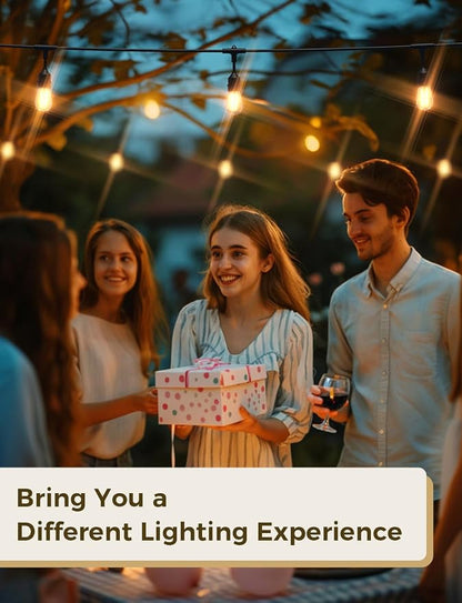 XMCOSY+ Outdoor String Lights, Smart Patio Lights 72.5Ft, APP WiFi Control - Image 9