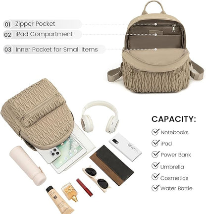 LOVEVOOK Mini Backpack for Women Light Weight Small Waterproof Backpack Purses - Image 2