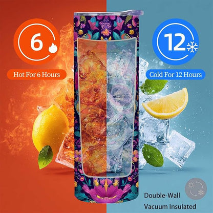 Firmiso 20 oz Tumbler | Skinny Insulated Travel Mug - Image 2