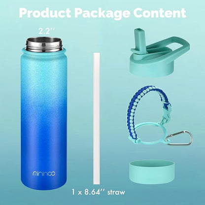 mininoo Insulated Stainless Steel Water Bottle - Image 8