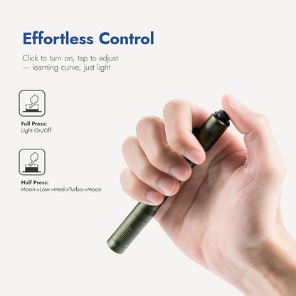 WUBEN PL01 Pen Light, 650 Lumens Pocket EDC Flashlight Rechargeable, Bright LED - Image 4