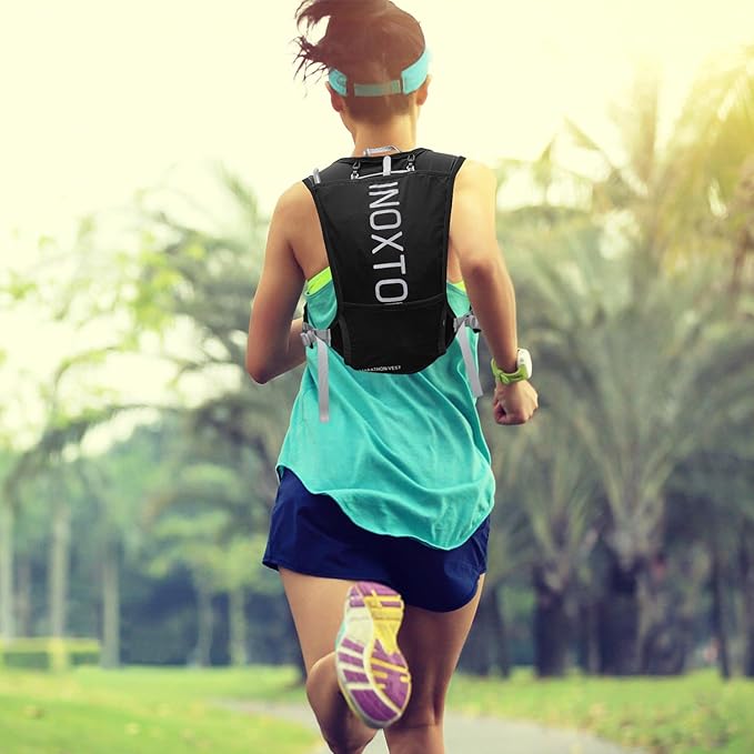 INOXTO Running Hydration Vest Backpack, Lightweight Insulated Pack - Image 6