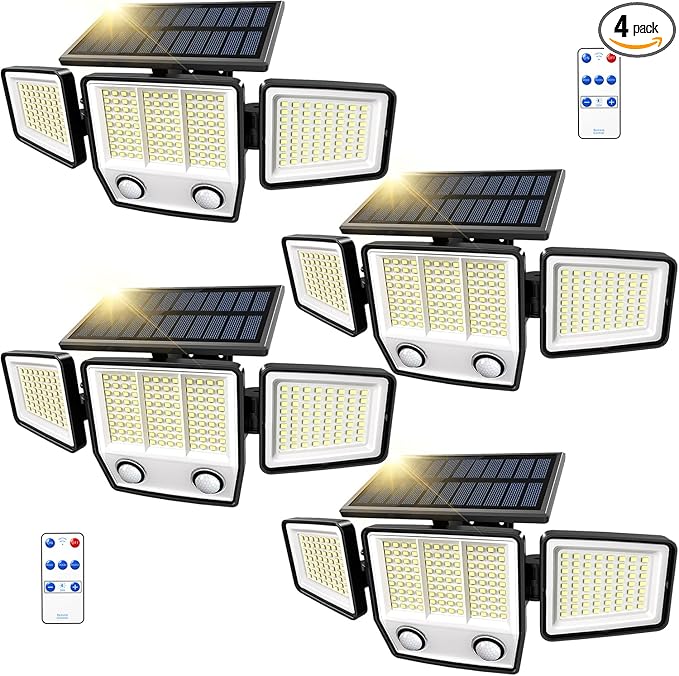 Solar Motion Sensor Outdoor Lights Waterproof by MDCMDCMSolarLightsOutdoor