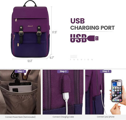 LOVEVOOK Travel Laptop Backpack Purse - Image 5