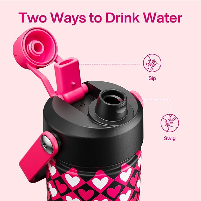 ENCOOL Valentine's Day Insulated Water Bottle - Image 3