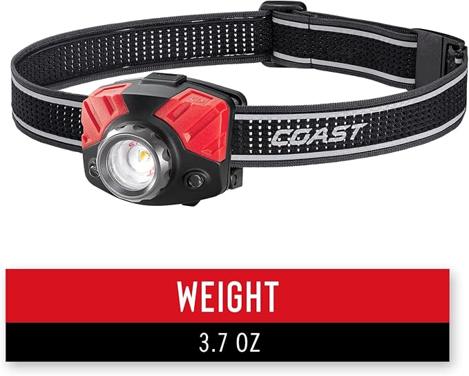 COAST FL75R Rechargeable 530 Lumen Dual Color Focusing LED Headlamp - Image 8