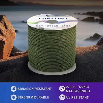 Paracordland-270LB Parachute Cord -164FT-2mm Micro Paracord-Utility Cord Thin - Image 3