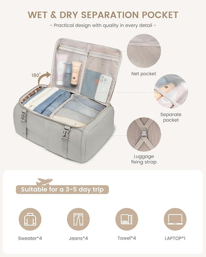 LOVEVOOK Travel Backpack for Women/Men, Personal Item Bag - Image 4