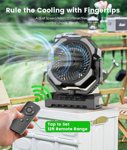 Camping Misting Fan - Image 4