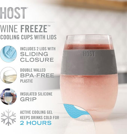 Host Freeze On the Go Stemless Wine Glasses - Image 2