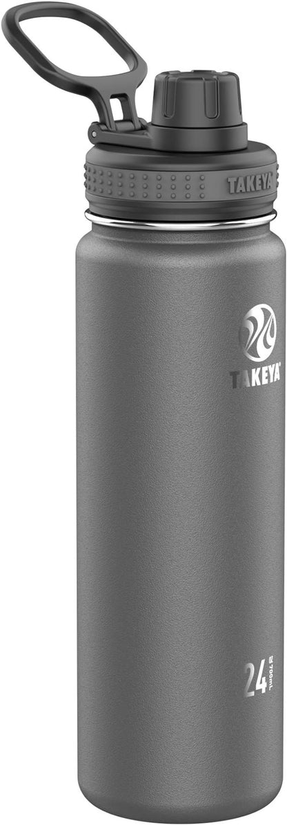 Takeya Originals 24 oz Vacuum Insulated Stainless Steel Water Bottle by Takeya