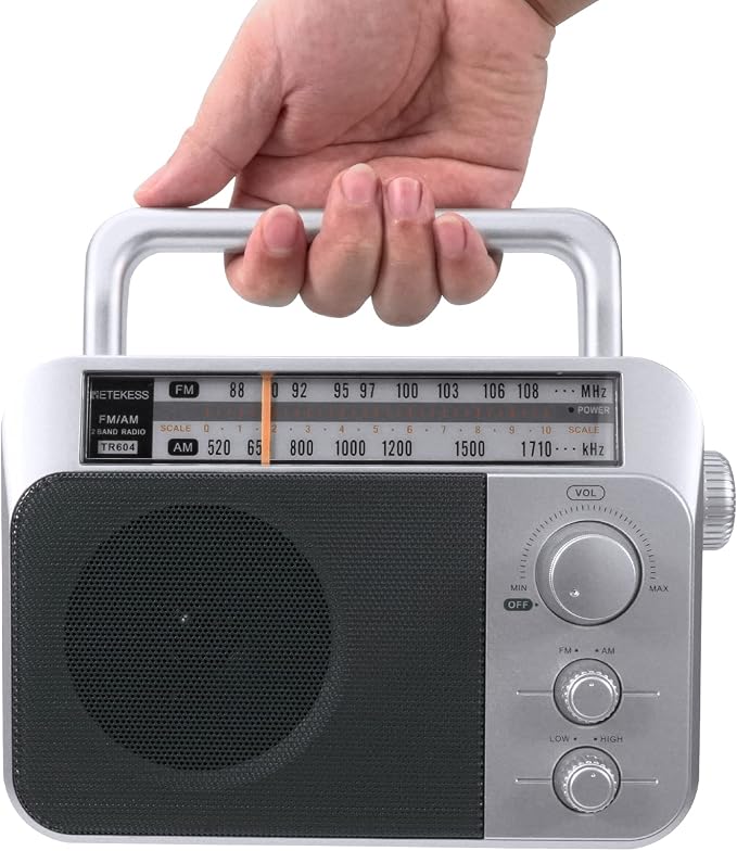 Retekess TR604 AM FM Radio Portable Transistor Analog Radio - Image 9