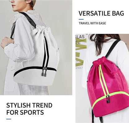 JELUTAR Drawstring Backpack Gym Bag - Image 7