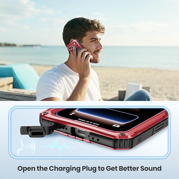 Mitywah Waterproof Case for iPhone 17 Pro Max, Rugged Metal Case - Image 7