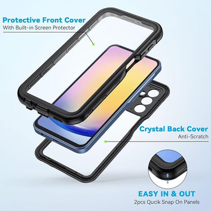 Lanhiem for Samsung Galaxy A25 5G Phone Case, IP68 Waterproof Dustproof - Image 4