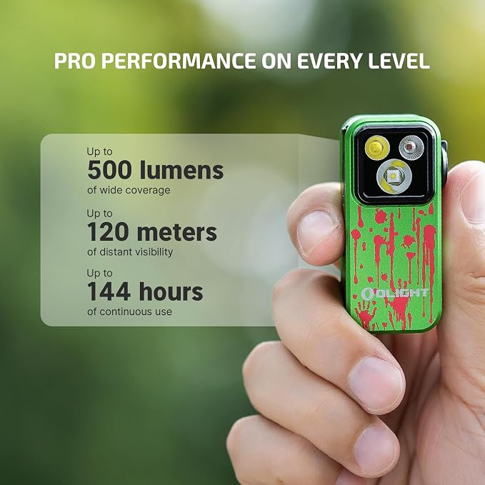 OLIGHT Oclip Pro EDC Flashlight Clip-on Light, Rechargeable 500 Lumens - Image 7